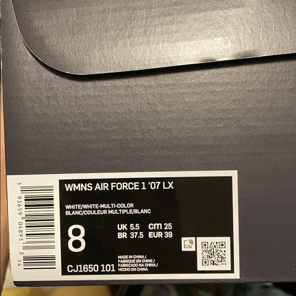 Nike Air Force 1 LX Tear Away Red Swoosh